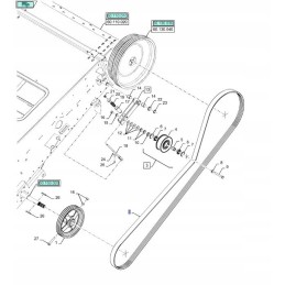Belt new holland c5 80 cx6 90 3hb 47901651
