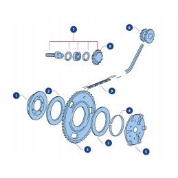 Claas 645933 overload clutch housing