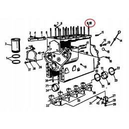 Head screw pin, set of 16 ursus c 360