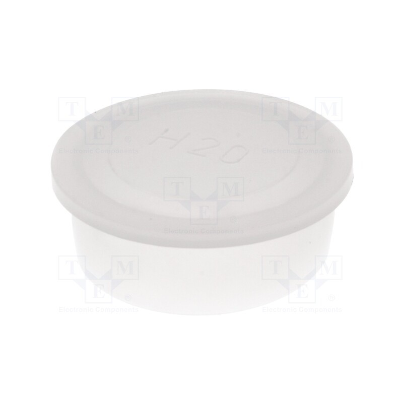 10 pcs x SUNDPLAST - 420120-07 -AS - Plugs, Body: semi-transparent, Out.diam: 36.7mm, H: 12mm, Mat: LDPE