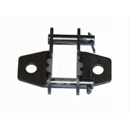 Inclined feeder chain clip with lugs 38 4r