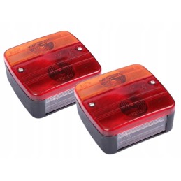 Combination rear lamps for trailers, bulb, pair, set