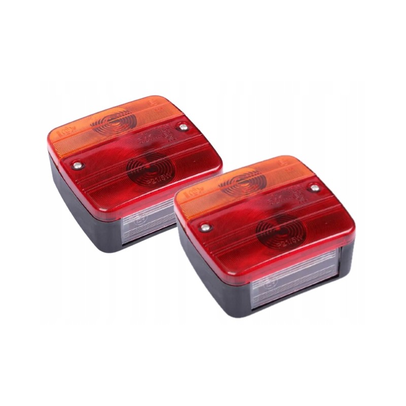Combination rear lamps for trailers, bulb, pair, set