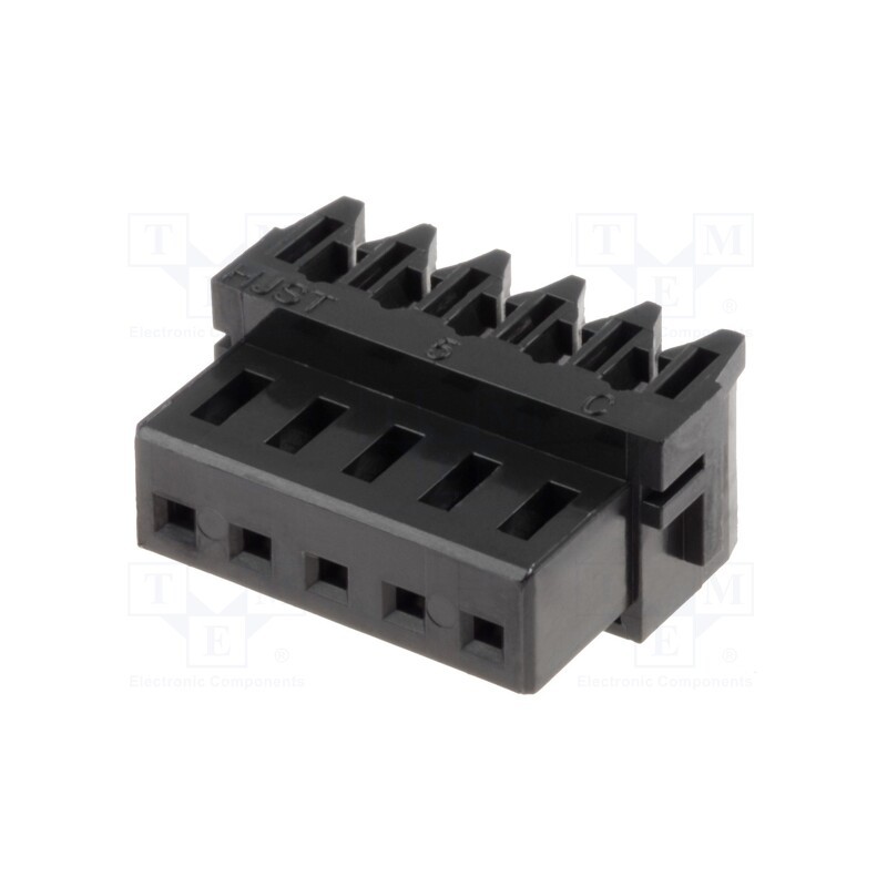 1 pcs x JST - 05NR-E4K(LF) - Plug, IDC, female, NR, 2.5mm, PIN: 5, for cable, 250V, 2A, Layout: 1x5