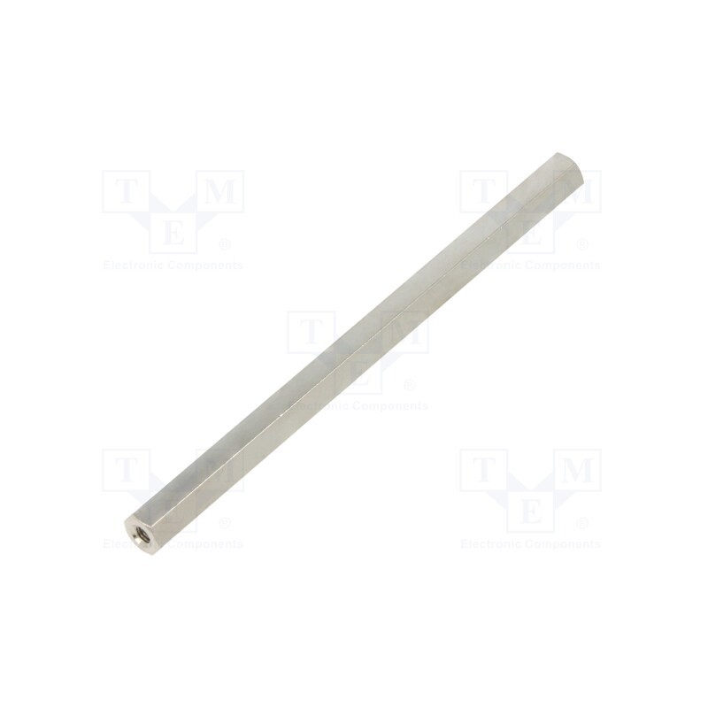 10 pcs x DREMEC - 115X90 - Screwed spacer sleeve, 90mm, Int.thread: M3, hexagonal, brass