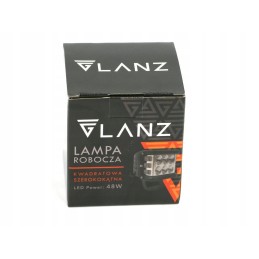 Square wide-angle work lamp 48w 12LED gl