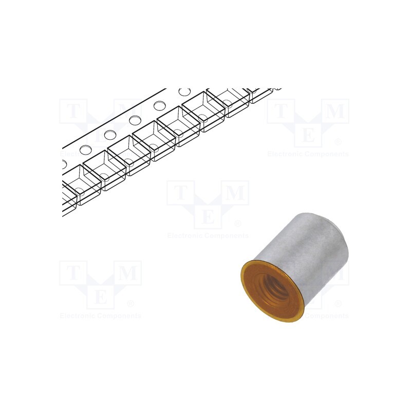 1 pcs x ATTEND - 123A-NUT-85 - Fixing element, 123A-85, M.2 (NGFF)
