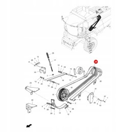 V-belt 4b x 4575 mf la344311322 original