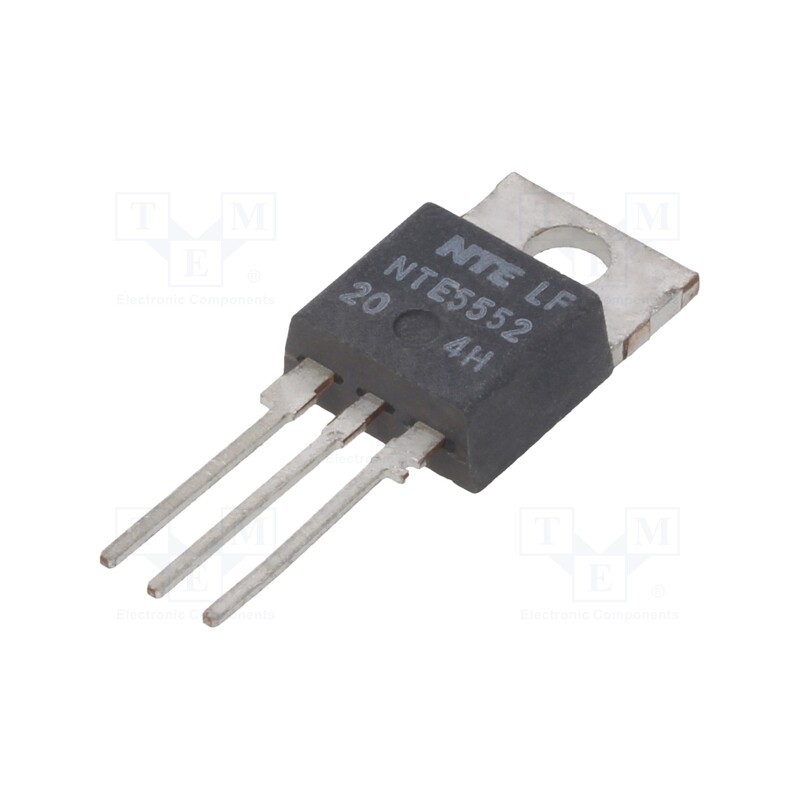 1 pcs x NTE Electronics - NTE5552 - Thyristor, 200V, Ifmax: 25A, 16A, Igt: 30mA, TO220, THT, Ifsm: 300A