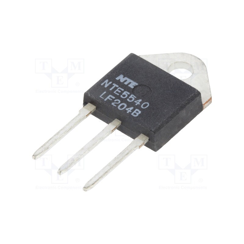 1 pcs x NTE Electronics - NTE5540 - Thyristor, 800V, Ifmax: 55A, 35A, Igt: 40mA, TO218, THT, Ifsm: 550A