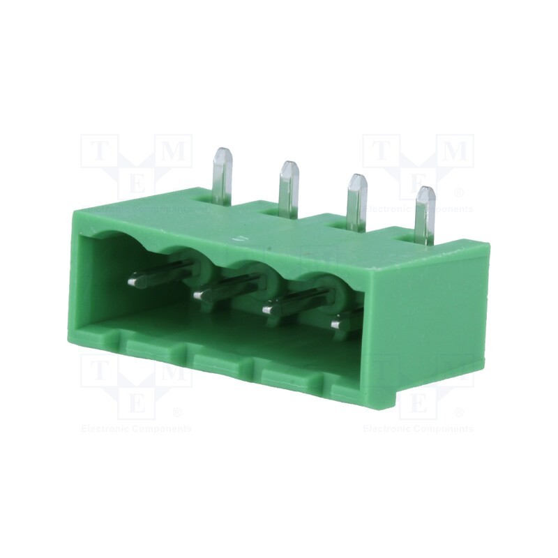 1 pcs x PHOENIX CONTACT - MSTBA 2,5/ 4-G-5,08 1757268 - Pluggable terminal block, 5.08mm, ways: 4, angled 90°, socket