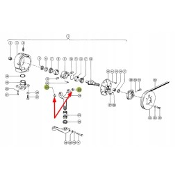 643628 00 Targanca gear sleeve 22 x 28 x 20