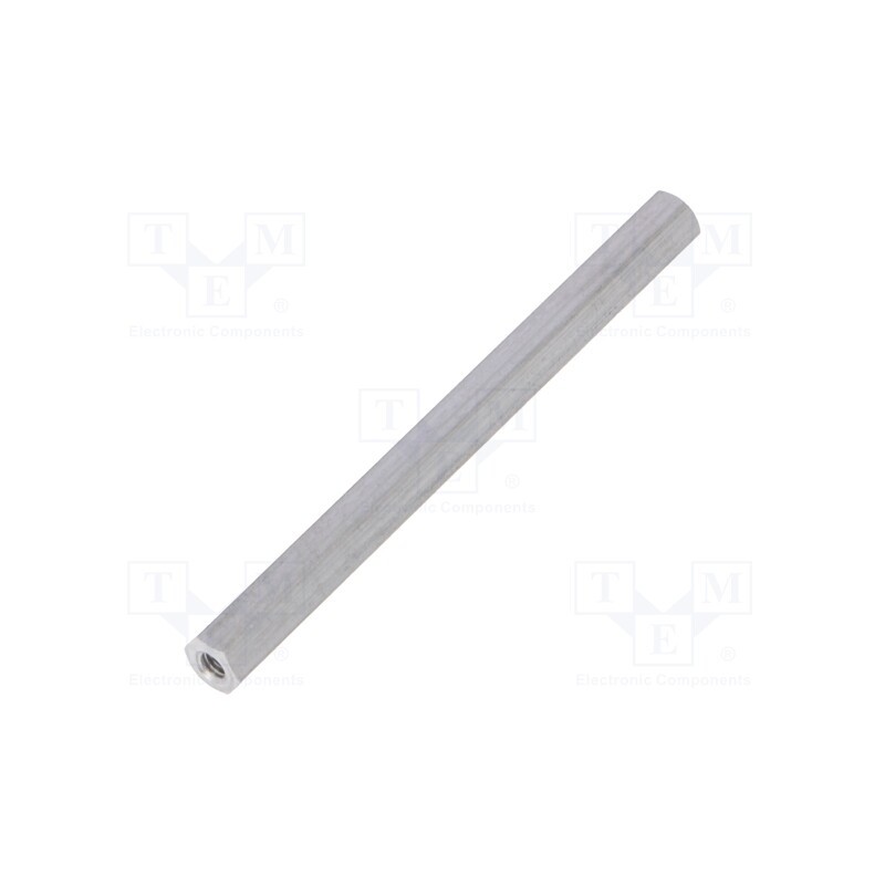 10 pcs x DREMEC - 134X65 - Screwed spacer sleeve, 65mm, Int.thread: M3, hexagonal, aluminium