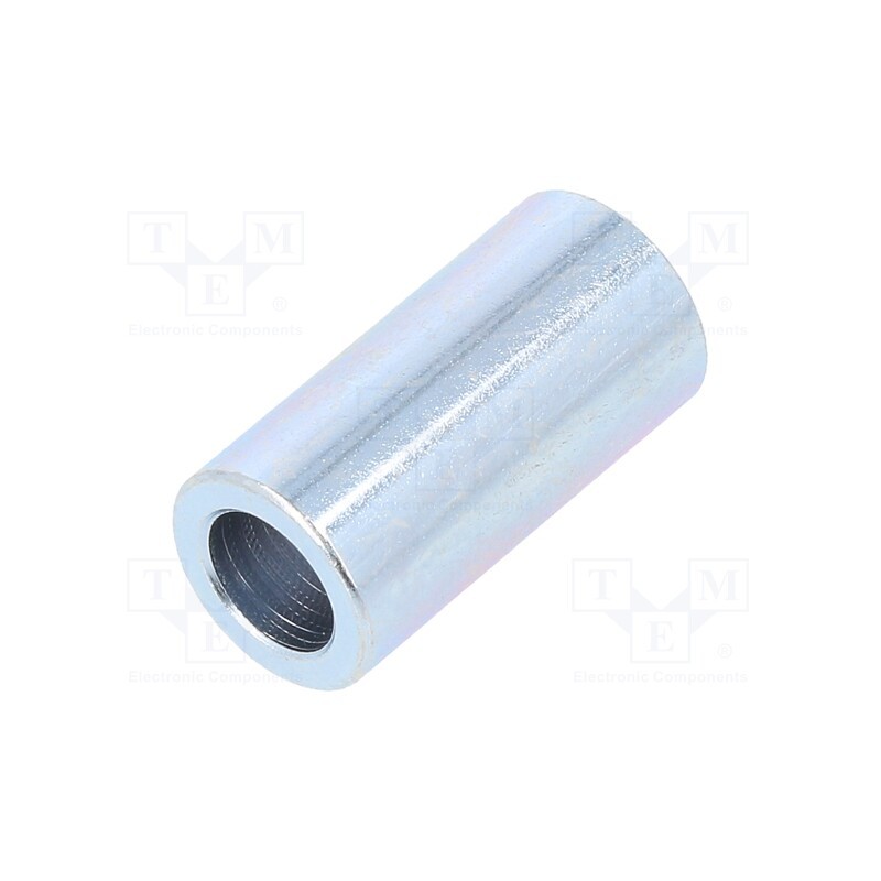 10 pcs x DREMEC - 3210/6,2X20 - Spacer sleeve, 20mm, cylindrical, steel, zinc, Out.diam: 10mm