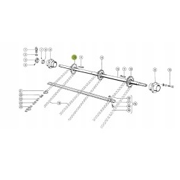 Claas 670489 feeder sprocket