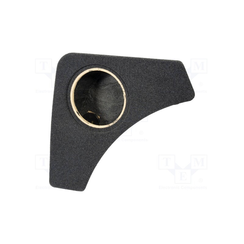 1 pcs x BASSER - FBSKOD07 - Car loudspeaker enclosure, MDF, black melange, textil, 200mm