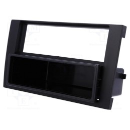 1 pcs x PER.PIC. - MA12009 - Radio frame, Audi, 2 ISO, black