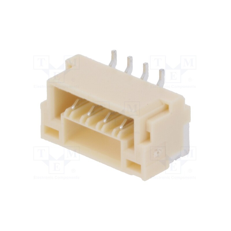1 pcs x JST - BM04B-GHS-TBT (LF)(SN)(N) - Socket, wire-board, male, GH, 1.25mm, PIN: 4, SMT, 50V, 1A, vertical
