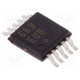 1 pcs x Analog Devices (MAXIM INTEGRATED) - MAX669EUB+ - IC: PMIC, DC/DC switcher,PWM controller, 1.8÷28V, Uout: 3÷28VDC