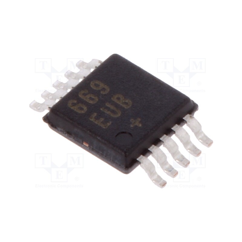 1 pcs x Analog Devices (MAXIM INTEGRATED) - MAX669EUB+ - IC: PMIC, DC/DC switcher,PWM controller, 1.8÷28V, Uout: 3÷28VDC