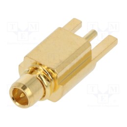 1 pcs x ADAM TECH - RF12-35-T-00-50-G - Socket, MMCX, female, 50Ω, PTFE, gold-plated