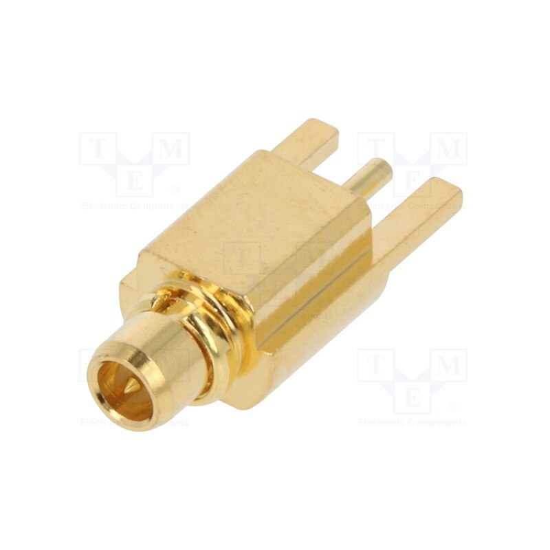 1 pcs x ADAM TECH - RF12-35-T-00-50-G - Socket, MMCX, female, 50Ω, PTFE, gold-plated