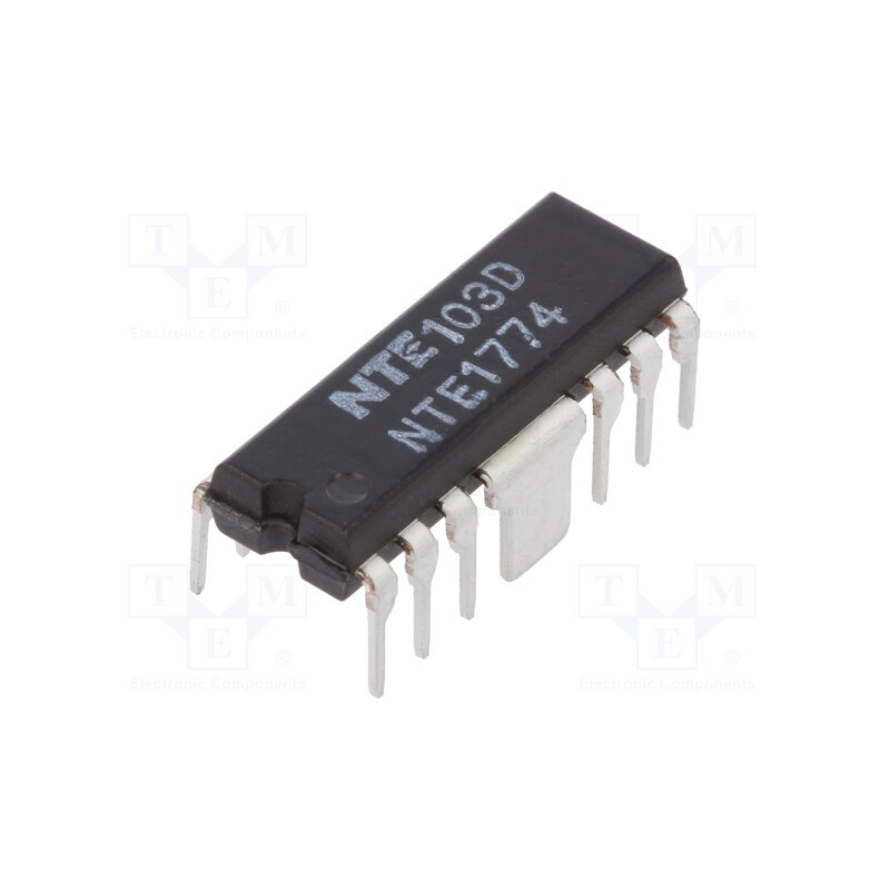 1 pcs x NTE Electronics - NTE1774 - IC: driver, bidirectional,motor controller, DIP12, 1A, Ch: 4, 25VDC