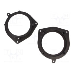 1 set x 4CARMEDIA - RAM-20.468/K - Speaker frame, 130mm, Toyota, Toyota Avensis (T25) 2003-&gt,2009