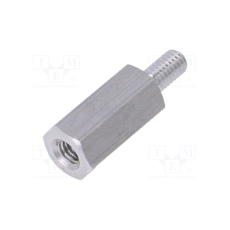 10 pcs x DREMEC - 235X12 - Screwed spacer sleeve, 12mm, Int.thread: M3, Ext.thread: M3