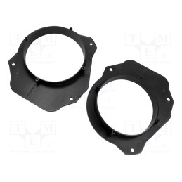 1 set x 4CARMEDIA - RAM-20.526.2/K - Speaker frame, 165mm, Citroën,Fiat,Peugeot, Fiat Scudo 2007-&gt,