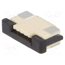 1 pcs x ADAM TECH - PCA-2K-04-HU-3 - Connector: FFC/FPC, horizontal, PIN: 4, top contacts,ZIF, SMT, 0.5A