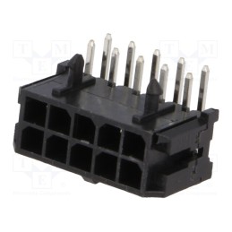 1 pcs x NINIGI - MFGK-10 - Socket, wire-board, male, 3mm, PIN: 10, THT, on PCBs,PCB snap, 5A