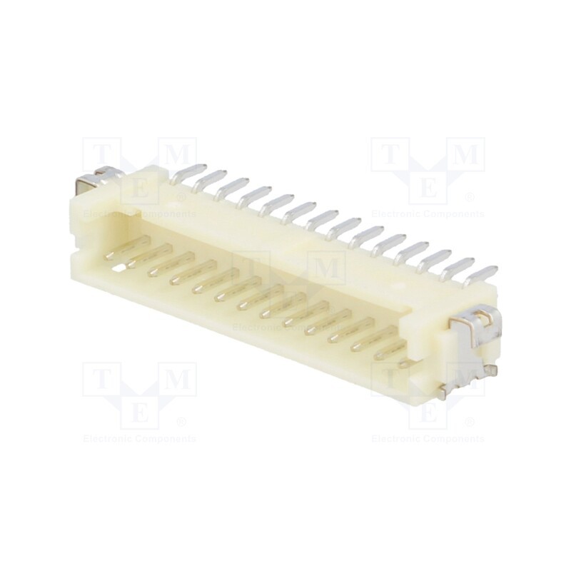 1 pcs x HIROSE - DF13A-14P-1.25H(75) - Socket, wire-board, male, DF13, 1.25mm, PIN: 14, SMT, on PCBs, tinned