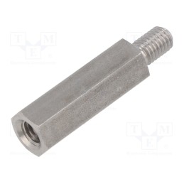 10 pcs x DREMEC - 2413X40 - Screwed spacer sleeve, 40mm, Int.thread: M8, Ext.thread: M8