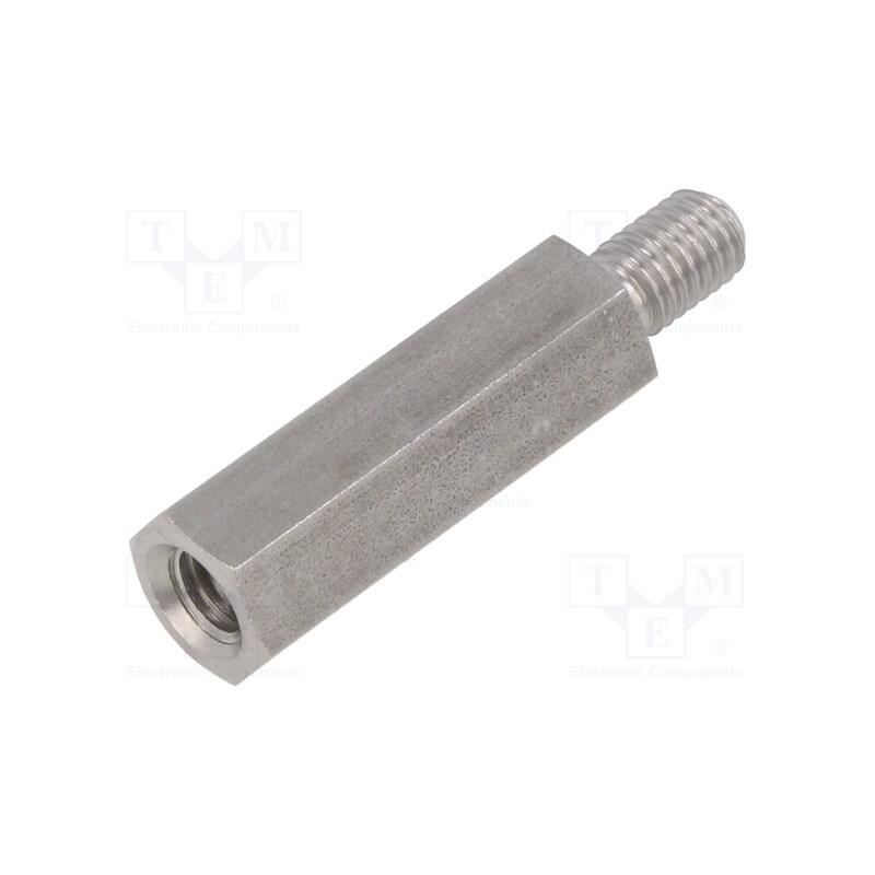 10 pcs x DREMEC - 2413X40 - Screwed spacer sleeve, 40mm, Int.thread: M8, Ext.thread: M8