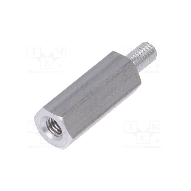 10 pcs x DREMEC - 235X15 - Screwed spacer sleeve, 15mm, Int.thread: M3, Ext.thread: M3