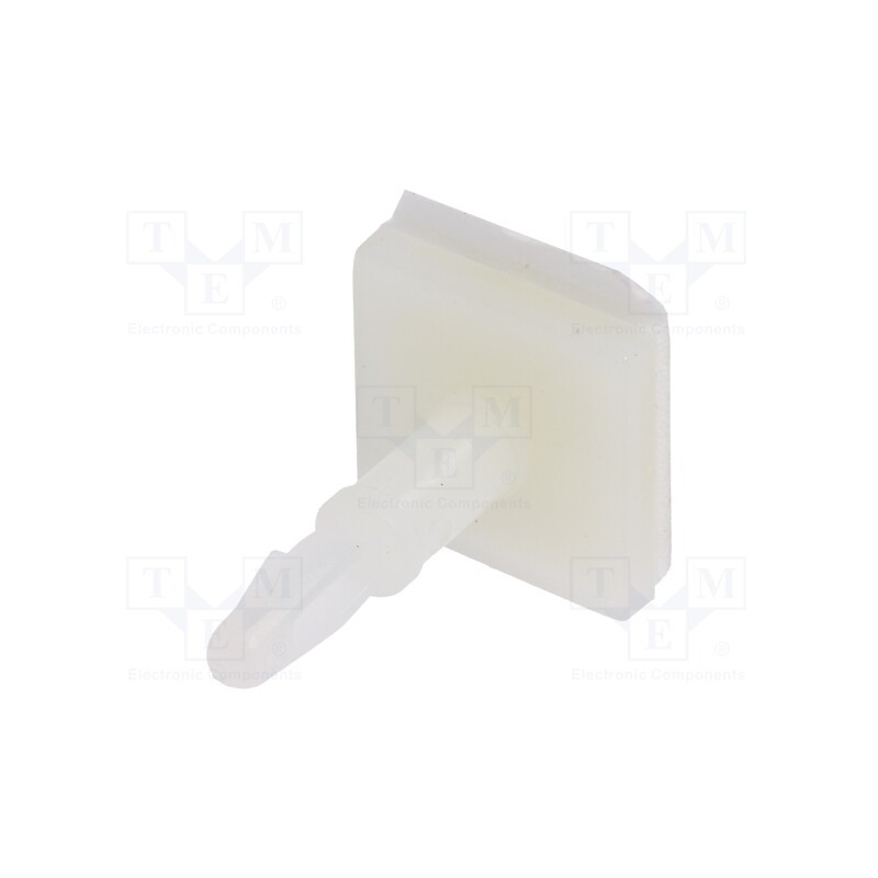 10 pcs x DREMEC - 8GB07V41021 - PCB distance, polyamide, L: 11.1mm, self-adhesive,snap fastener