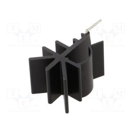 1 pcs x FISCHER ELEKTRONIK - FK 248 SA-220 - Heatsink: extruded, Y, black, L: 20mm, W: 20mm, H: 36mm, 9.8K/W