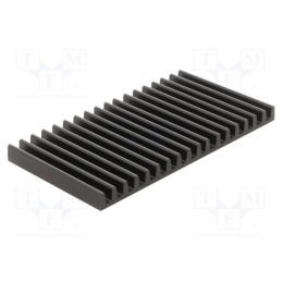 1 pcs x FISCHER ELEKTRONIK - SK 695 75 SA - Heatsink: extruded, L: 75mm, W: 140mm, H: 10mm, aluminium, anodized