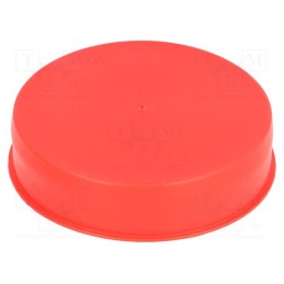 10 pcs x SUNDPLAST - 15220 -AS - Plugs, Body: red, Out.diam: 103.3mm, H: 23mm, Mat: LDPE, push-in