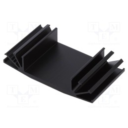 1 pcs x FISCHER ELEKTRONIK - SK 07 37,5 SA - Heatsink: extruded, grilled, TO3, black, L: 37.5mm, W: 70mm, H: 15mm