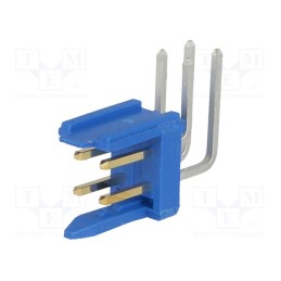 1 pcs x Amphenol Communications Solutions - 76383-302LF - Socket, wire-board, male, PIN: 4, 2.54mm, THT, Dubox®, 3A, Layout: 2x2