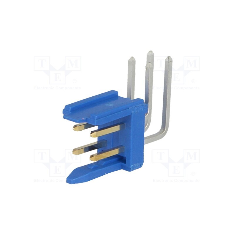1 pcs x Amphenol Communications Solutions - 76383-302LF - Socket, wire-board, male, PIN: 4, 2.54mm, THT, Dubox®, 3A, Layout: 2x2