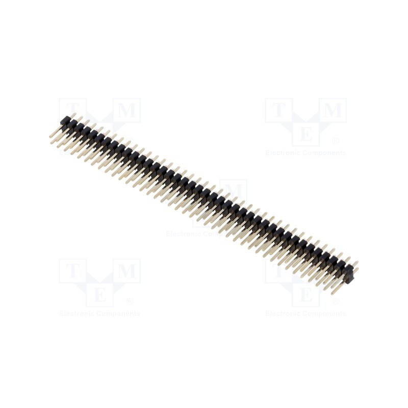 1 pcs x ADAM TECH - PH2-80-UA - Pin header, pin strips, male, PIN: 80, straight, 2.54mm, THT, 2x40