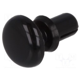 10 pcs x ESSENTRA - SR-3045B - Rivet, polyamide, 2÷3mm, black, Mounting: dismountable,push-in