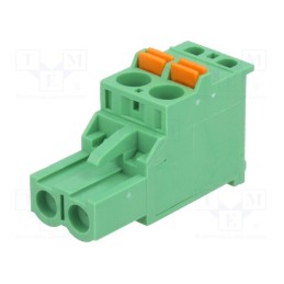 1 pcs x DEGSON ELECTRONICS - 2EDGKDA-5.0-02P-14-00AH - Pluggable terminal block, 5mm, ways: 2, angled 90°, plug, female