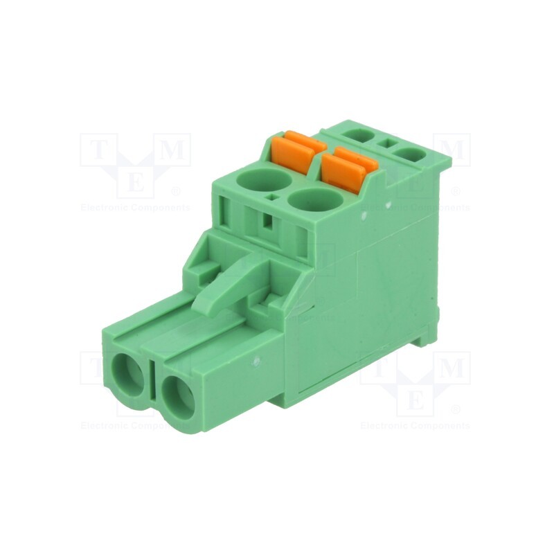 1 pcs x DEGSON ELECTRONICS - 2EDGKDA-5.0-02P-14-00AH - Pluggable terminal block, 5mm, ways: 2, angled 90°, plug, female
