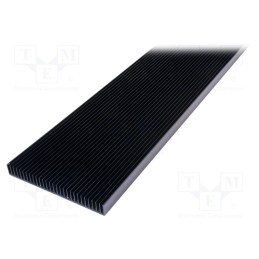 1 pcs x SEIFERT ELECTRONIC - KL-144/1000/SW - Heatsink: extruded, grilled, black, L: 1000mm, W: 200mm, H: 25mm