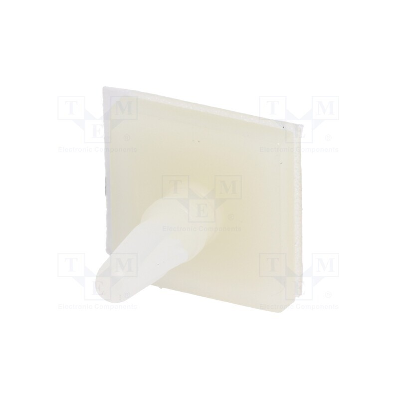 10 pcs x DREMEC - 8GB07V41019 - PCB distance, polyamide, L: 6.4mm, self-adhesive,snap fastener