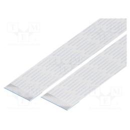 1 pcs x Global Connector Technology (GCT) - 10-24-A-0203-C-4-08-4-T - FFC cable, Cores: 24, Cable ph: 1mm, contacts on the same 